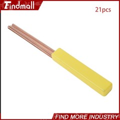 Findmall 21 Rods Brazing Rods 0.050″ x 1/8″ x 14″ Phosphor Copper Solder 0.5 lb
