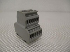 ONE USED LOT OF 6 PHOENIX CONTACTS TERMINAL BLOCKS TYPE UKK 3.