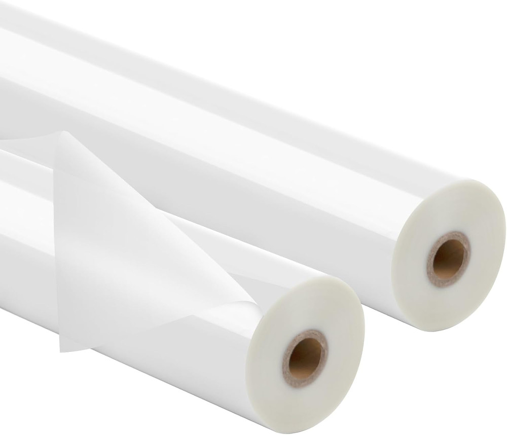 Laminating Film Roll, 25″ X 500′ 1.5 Mil Thermal Laminating Roll Clear Gloss wit