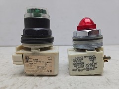 Mixed Lot 15 Pushbutton Switches Keyed Switch Reset Button See Pictures Read