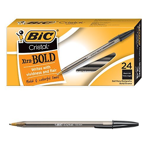 Boligrafo Cristal Xtra Bold, Punta En Negrita (1,6 Mm) Para Vivid And Dramatic