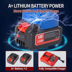 Electric Hydraulic Crimping Tool Kit, 2Pcs Lithium Battery,12 Dies (HCT-400A),12