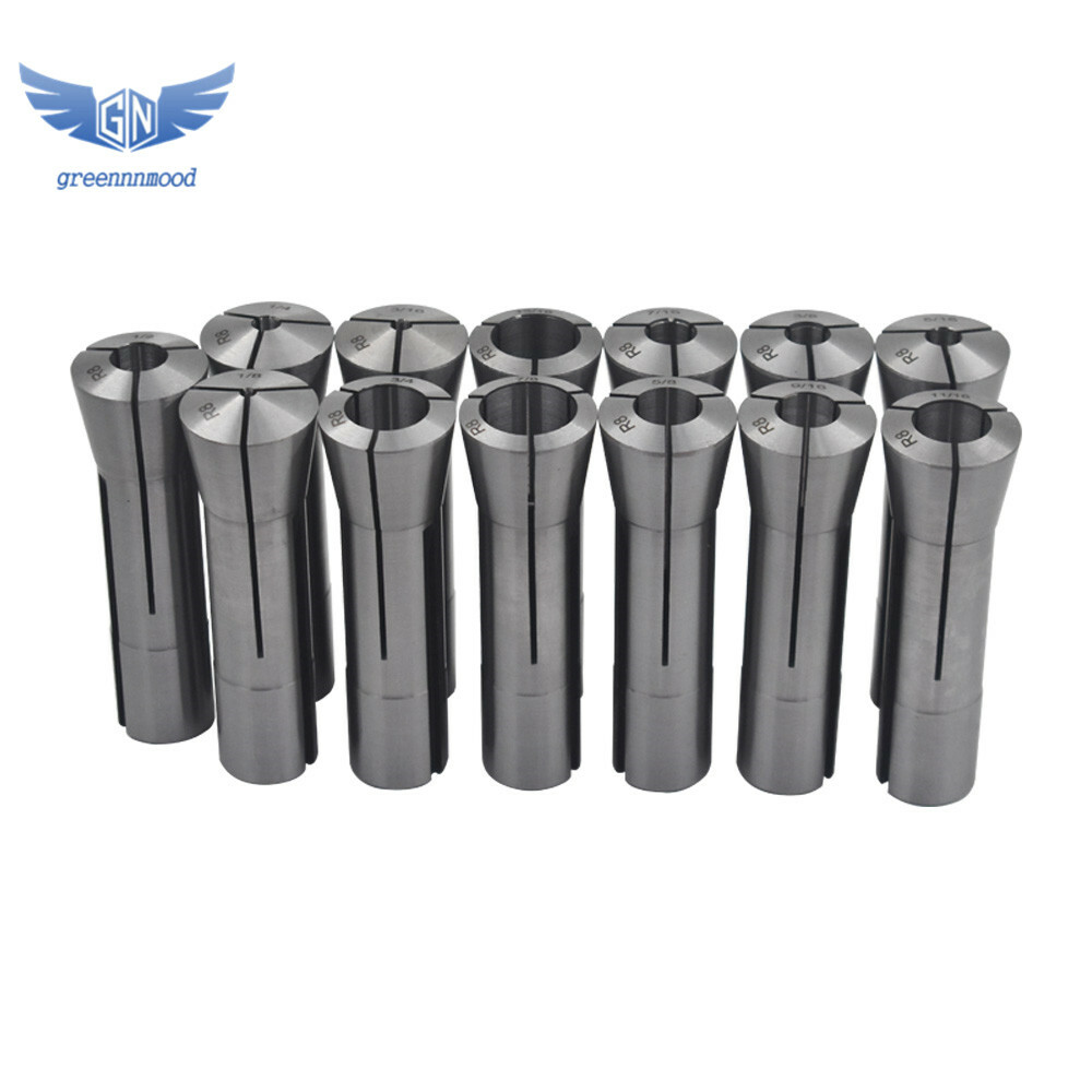 13Pc Mill Chuck Holder R8 Collet Set 1/8-7/8″ High Precision for Bridgeport.0006