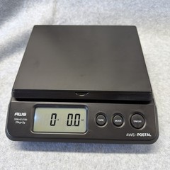 AWS Postal Digital Shipping Scale PS-25KG Battery or AC Powered 55lbs. x 0.01lbs