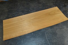 Teak Raw Wood Veneer Sheet 8.5 x 25 inches 1/42nd M4669-85