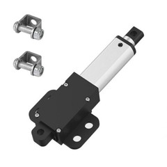 12V Electric Micro Linear Actuator Motor Stroke 0.4in-8in with Mounting Brackets