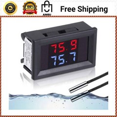 IS Digital Thermometer Car Auto Temperature Gauge Sensor DC 4-28V Fahrenheit