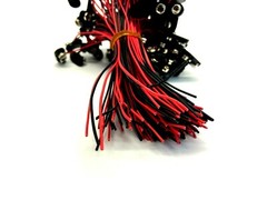 9 Volt Battery Snap Clip Connector with 6″ Wire Lead LOT OF 75