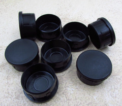 QTY 8 Plastic 1-1/8″ Inch OD, 1-1/32″ ID Round Tube End Cap Insert Plug Glide