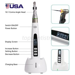 Reciprocating LED Dental Endo Motor 16:1 Root Canal Micromotor Cordless USA