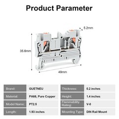 High-Quality PA66, Lightweight Design Terminal Blocks