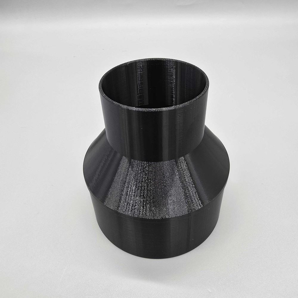 Woodstock W1044, 4in To 2.5in Reducer, Black 70136 4inch To 2.5inch, 4″ to 2.5″
