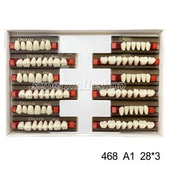 Dental Acrylic Denture Resin Teeth Upper Lower Full Set Shade A1/A2/A3 3/8/16 SD