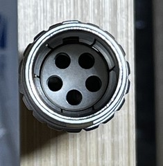 1 New FGG.3B.305.CYCD Lemo Push-pull Circular Connector, B-Series, 5 POS No Pins