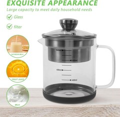 Soy Milk Filter Pot Fine Mesh Strainer with Scale 1.5L Multipurpose Soybean Milk