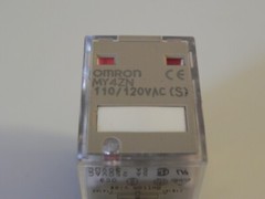 Omron CE MY4ZN 110/120 VAC (S) General Purpose Relay, 14 Pin Square (NEW)