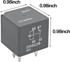 Relay 12193604 3604 (Pack of 2) 4 Pin 12V – Compatible with Chevy GMC GM…