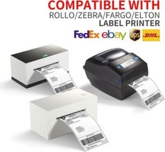 4”x6” Direct Thermal Labels Shipping LABELS for Zebra 500 ~ 6000 Pcs