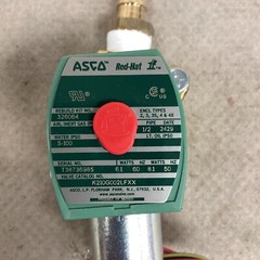 REDHAT K210G002LFXX Solenoid Valve 2-Way Normally Closed 1/2in Pipe Size, 110V A