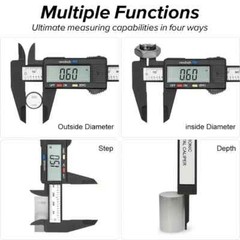 6″ 150mm Digital Caliper Micrometer LCD Gauge Vernier Electronic Measuring Tool