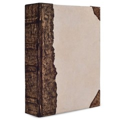 Book of Shadow Vintage Leather Bound Journal with Antique Deckle Edges Paper