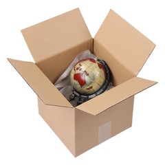 50 8x8x8 Brown/Kraft Corrugated Cardboard Shipping Boxes for Moving Recyclable