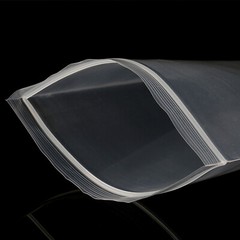 Clear Resealable Bag Plastic Zip Seal Bags Poly Zipper 2.07mil / 2.26mil