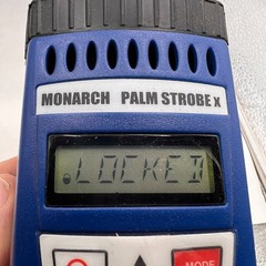 Monarch Palm Strobe X PSX Portable Stroboscope *OLD BATTERY & INTERN LOCK*