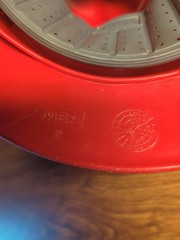 Vintage Red MSA V-Gard Protective Hard Hat Early 70’s