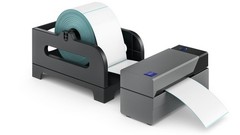 Rollo Thermal Label Holder for Rolls and Fan-Fold Labels – Shipping Black