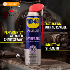 WD-40 Specialist Degreaser with Smart Straw, Heavy-Duty 15 Fl Oz (Pack of 1)