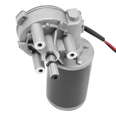 Electric Worm Gear Motor Right Angle Reversible 220 RPM Torque 45W DC 24V