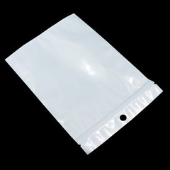 White Clear Plastic for Zip Retail Pearl Lock Packaging Hang Bags Accessories