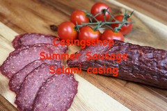 10 X 1.5 lb ea Sausage Casings 1 x 18 in. – 15 lbs Summer Sausage Salami Venison