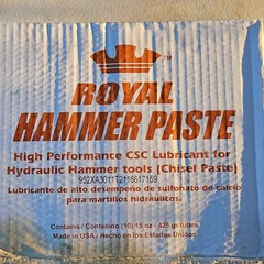 Royal High Performance Hammer Paste Lubricant for Hydraulic Hammer Tools