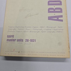 Vintage AB Dick Spirit Master Units 26-1031 Purple Mimeograph Paper 8.5×14 100ct