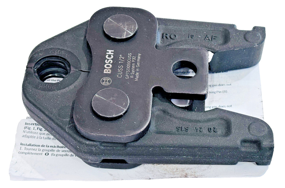 BOSCH 1/2″ ProPress Jaw For Copper/Stainless Steel Fittings GPTSD050CUSS