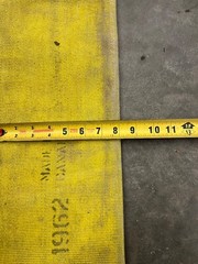 8″ wide cloth Fire hose for boat docks, abrasion protection etc. 10’ length