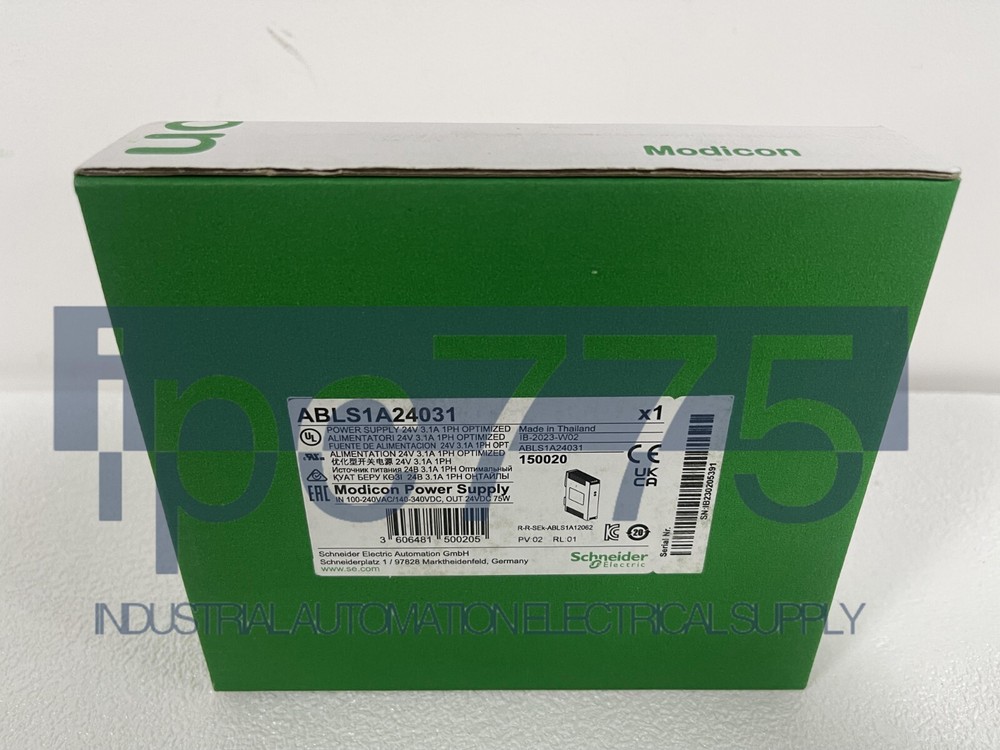 Schneider Electric ABLS1A24031 100-240VAC 24V 3.1 A 1-PH Switching Power Supply