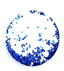 1 QUART, 2 POUNDS SILICA GEL DESICCANT BLUE BEADS, COLOR CHANGE DESICCANT