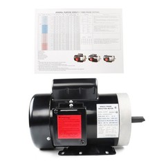 2HP General Electric Motor 3450 RPM 56C 115V/230V 60HZ 5/8″ Shaft 1 Phase