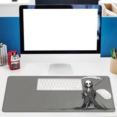 Cute Death Gaming Mouse Pad Cartoon Grim 31.5L x 11.8W inches,