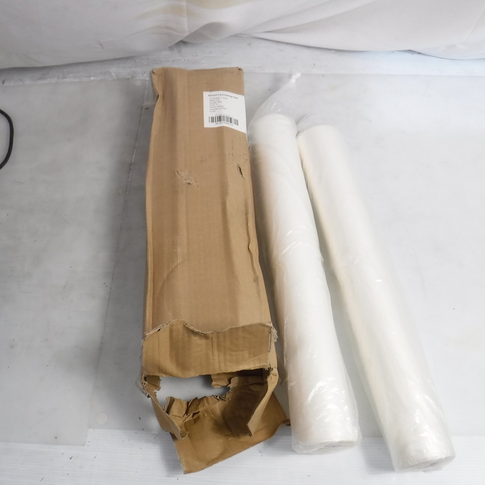 2 Rolls School Laminating Film 1.5Mil 25″ x 500′ Each, Clear Glossy, 1″ Core