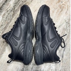 Skechers Work Shoes Women 7.5 Black Relaxed Fit Memory Foam Slip Resistant 77200