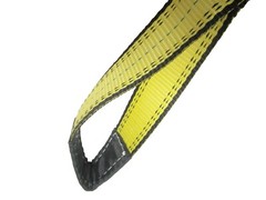 2″ x 3′ Poly Lifting Tow Strap Web Sling Eye & Eye 2-ply 12,800 lbs Rating