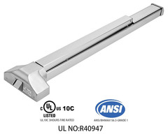 Durable 304 Stainless Steel Panic Exit Device with Lever Handle, UL10C Certified