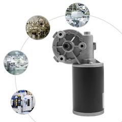 24V Worm Gear Reducer Gearbox 45W Electric Gear Motor 3:60 Ratio D63R-2445-220R