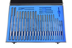 Shars 1/16- 1/2″ BY 64THS 29 HSS CHUCKING REAMER FRACTIONAL SET #}
