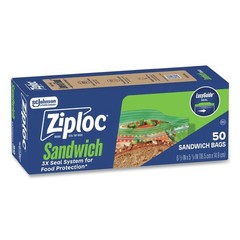 Ziploc 315882BX 1.2 mil. Resealable Sandwich Bags – Clear (40/BX) New