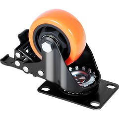 VEVOR Caster Wheels Swivel Plate Casters 4 Pack 3″ Heavy Duty with Locking Brake